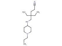 4-ethyl-4-{[(1-propyl-4-piperidinyl)amino]methyl}hexanenitrile