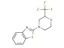 2-[2-(trifluoromethyl)morpholin-4-yl]-1,3-benzothiazole