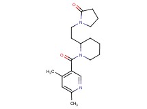 1-(2-{1-[(4,6-dimethyl-3-pyridinyl)carbonyl]-2-piperidinyl}ethyl)-2-pyrrolidinone