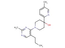 1-(2-methyl-5-propylpyrimidin-4-yl)-4-(5-methylpyridin-2-yl)piperidin-4-ol