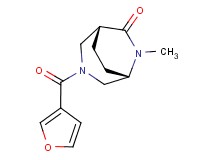 (1R*,5S*)-3-(3-furoyl)-6-methyl-3,6-diazabicyclo[3.2.2]nonan-7-one