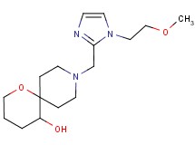 9-{[1-(2-methoxyethyl)-1H-imidazol-2-yl]methyl}-1-oxa-9-azaspiro[5.5]undecan-5-ol