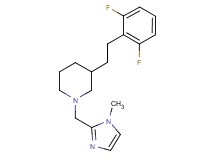 3-[2-(2,6-difluorophenyl)ethyl]-1-[(1-methyl-1H-imidazol-2-yl)methyl]piperidine