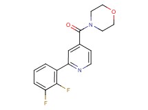 4-[2-(2,3-difluorophenyl)isonicotinoyl]morpholine