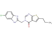 3-[(6-chloro-1H-benzimidazol-2-yl)methyl]-6-propylthieno[2,3-d]pyrimidin-4(3H)-one