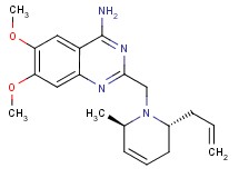 2-{[(2R*,6R*)-2-allyl-6-methyl-3,6-dihydro-1(2H)-pyridinyl]methyl}-6,7-dimethoxy-4-quinazolinamine