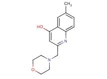 6-methyl-2-(morpholin-4-ylmethyl)quinolin-4-ol