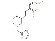 3-[2-(2,4-difluorophenyl)ethyl]-1-(1H-imidazol-2-ylmethyl)piperidine