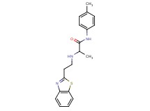 2-{[2-(1,3-benzothiazol-2-yl)ethyl]amino}-N-(4-methylphenyl)propanamide