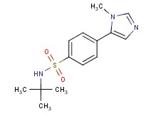 N-(tert-butyl)-4-(1-methyl-1H-imidazol-5-yl)benzenesulfonamide