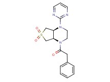 (4aS*,7aR*)-1-(phenylacetyl)-4-pyrimidin-2-yloctahydrothieno[3,4-b]pyrazine 6,6-dioxide