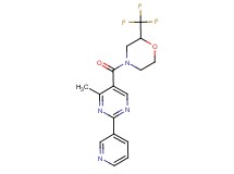 4-[(4-methyl-2-pyridin-3-ylpyrimidin-5-yl)carbonyl]-2-(trifluoromethyl)morpholine