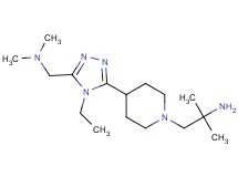({5-[1-(2-amino-2-methylpropyl)-4-piperidinyl]-4-ethyl-4H-1,2,4-triazol-3-yl}methyl)dimethylamine dihydrochloride