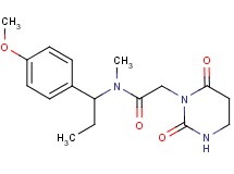 2-(2,6-dioxotetrahydropyrimidin-1(2H)-yl)-N-[1-(4-methoxyphenyl)propyl]-N-methylacetamide