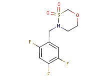 4-(2,4,5-trifluorobenzyl)-1,3,4-oxathiazinane 3,3-dioxide