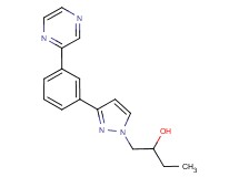 1-{3-[3-(2-pyrazinyl)phenyl]-1H-pyrazol-1-yl}-2-butanol
