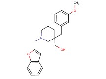 [1-(1-benzofuran-2-ylmethyl)-3-(3-methoxybenzyl)-3-piperidinyl]methanol