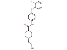 N-[4-(2-fluorophenoxy)phenyl]-1-propyl-4-piperidinecarboxamide