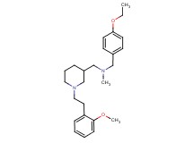 (4-ethoxybenzyl)({1-[2-(2-methoxyphenyl)ethyl]-3-piperidinyl}methyl)methylamine