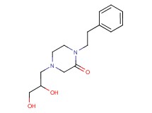 4-(2,3-dihydroxypropyl)-1-(2-phenylethyl)piperazin-2-one