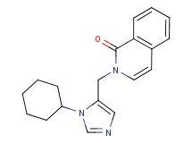 2-[(1-cyclohexyl-1H-imidazol-5-yl)methyl]isoquinolin-1(2H)-one