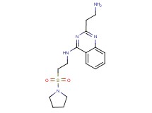 2-(2-aminoethyl)-N-[2-(1-pyrrolidinylsulfonyl)ethyl]-4-quinazolinamine dihydrochloride