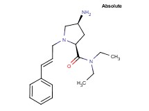 (2S,4S)-4-amino-N,N-diethyl-1-[(2E)-3-phenylprop-2-en-1-yl]pyrrolidine-2-carboxamide
