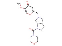 5-methoxy-2-{[(3aS,6aS)-1-(morpholin-4-ylcarbonyl)hexahydropyrrolo[3,4-b]pyrrol-5(1H)-yl]methyl}-4H-pyran-4-one