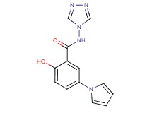 2-hydroxy-5-(1H-pyrrol-1-yl)-N-4H-1,2,4-triazol-4-ylbenzamide