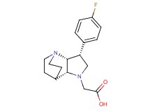 [(3R*,3aR*,7aR*)-3-(4-fluorophenyl)hexahydro-4,7-ethanopyrrolo[3,2-b]pyridin-1(2H)-yl]acetic acid