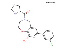7-(3-chlorophenyl)-4-D-prolyl-2,3,4,5-tetrahydro-1,4-benzoxazepin-9-ol