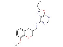 2-ethyl-N-[(8-methoxy-3,4-dihydro-2H-chromen-3-yl)methyl][1,3]oxazolo[5,4-d]pyrimidin-7-amine