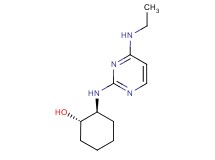(1S*,2S*)-2-{[4-(ethylamino)pyrimidin-2-yl]amino}cyclohexanol