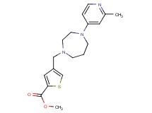 methyl 4-{[4-(2-methyl-4-pyridinyl)-1,4-diazepan-1-yl]methyl}-2-thiophenecarboxylate