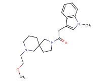 7-(2-methoxyethyl)-2-[(1-methyl-1H-indol-3-yl)acetyl]-2,7-diazaspiro[4.5]decane