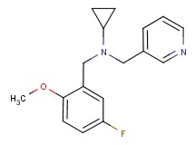 N-(5-fluoro-2-methoxybenzyl)-N-(pyridin-3-ylmethyl)cyclopropanamine