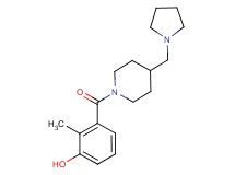 2-methyl-3-{[4-(pyrrolidin-1-ylmethyl)piperidin-1-yl]carbonyl}phenol