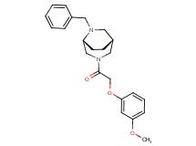 (1R*,5R*)-6-benzyl-3-[(3-methoxyphenoxy)acetyl]-3,6-diazabicyclo[3.2.2]nonane
