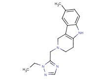 2-[(1-ethyl-1H-1,2,4-triazol-5-yl)methyl]-8-methyl-2,3,4,5-tetrahydro-1H-pyrido[4,3-b]indole