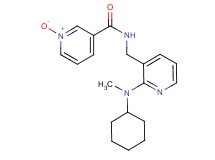 N-({2-[cyclohexyl(methyl)amino]-3-pyridinyl}methyl)nicotinamide 1-oxide