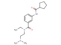 3-[(cyclopentylcarbonyl)amino]-N-[2-(dimethylamino)ethyl]-N-ethylbenzamide