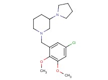 1-(5-chloro-2,3-dimethoxybenzyl)-3-(1-pyrrolidinyl)piperidine