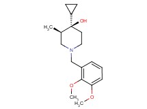 (3R*,4R*)-4-cyclopropyl-1-(2,3-dimethoxybenzyl)-3-methyl-4-piperidinol