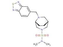 (1R*,5R*)-6-(2,1,3-benzothiadiazol-5-ylmethyl)-N,N-dimethyl-3,6-diazabicyclo[3.2.2]nonane-3-sulfonamide