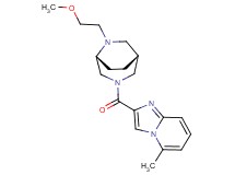 2-{[(1R*,5R*)-6-(2-methoxyethyl)-3,6-diazabicyclo[3.2.2]non-3-yl]carbonyl}-5-methylimidazo[1,2-a]pyridine