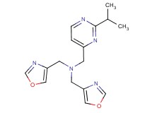 1-(2-isopropylpyrimidin-4-yl)-N,N-bis(1,3-oxazol-4-ylmethyl)methanamine