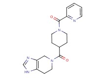 5-{[1-(pyridin-2-ylcarbonyl)piperidin-4-yl]carbonyl}-4,5,6,7-tetrahydro-1H-imidazo[4,5-c]pyridine