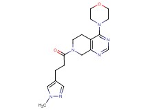 7-[3-(1-methyl-1H-pyrazol-4-yl)propanoyl]-4-morpholin-4-yl-5,6,7,8-tetrahydropyrido[3,4-d]pyrimidine