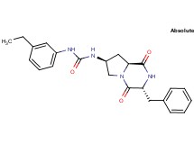 N-[(3R,7S,8aS)-3-benzyl-1,4-dioxooctahydropyrrolo[1,2-a]pyrazin-7-yl]-N'-(3-ethylphenyl)urea