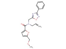 N-allyl-5-(methoxymethyl)-N-[(3-phenyl-1,2,4-oxadiazol-5-yl)methyl]-2-furamide